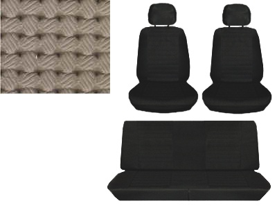 Seat upholstery beige set 8.75-